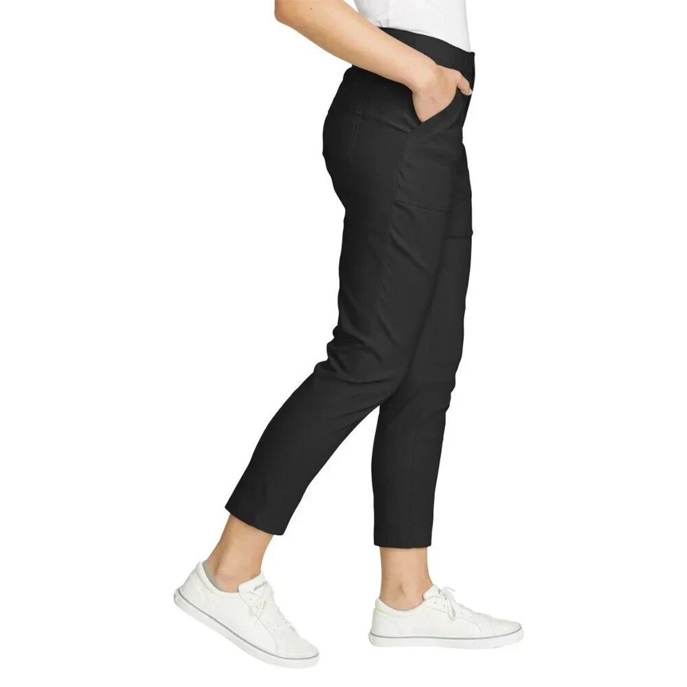 Eddie Bauer Women's UPF 50 Stretch Horizon Straight Ankle Pant Hiking Size 8 NWT - Picture 3 of 15